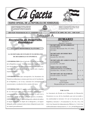 LA SECRETARIA DE ESTADO EN EL DESPACHO