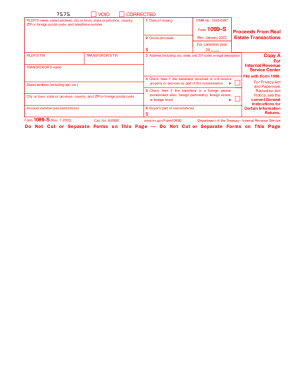 2022 1099-S form