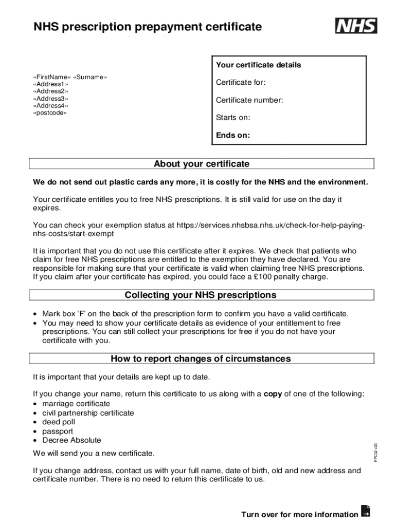 Fillable Online Maternity Exemption CertificatesNHSBSA NHS Business fillable-online-maternity-exemption-certificatesnhsbsa-nhs-business