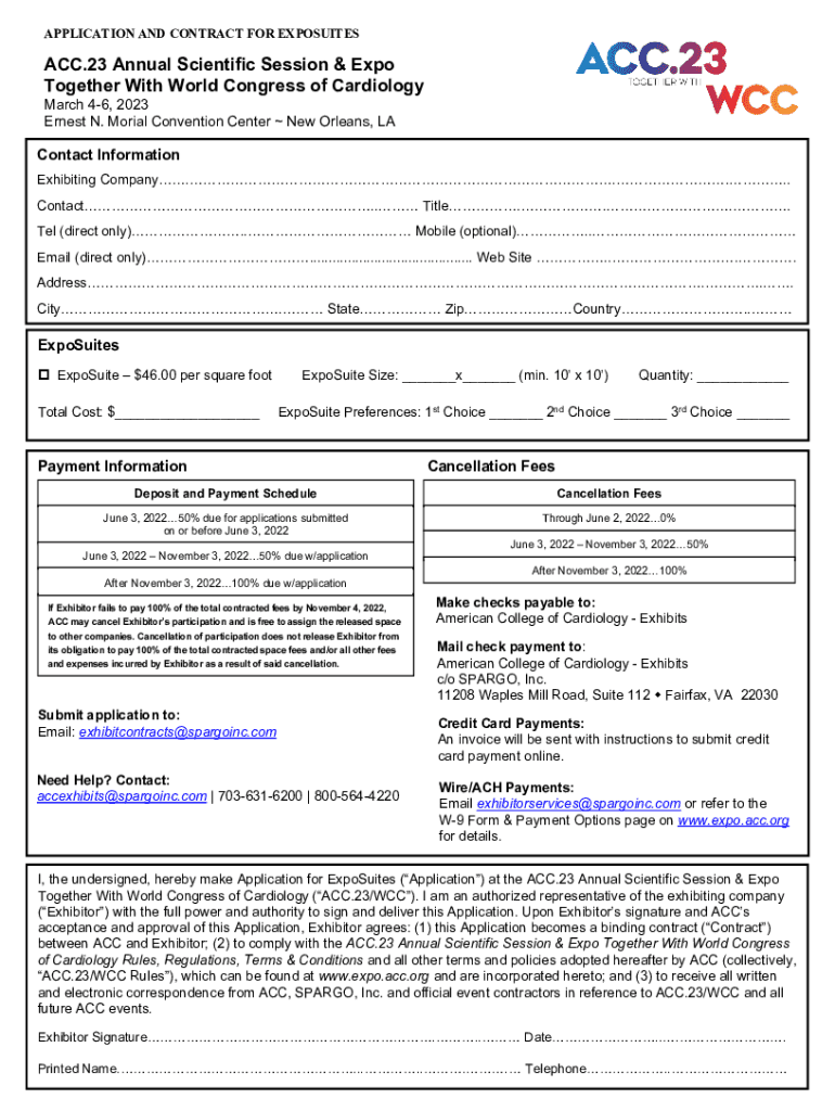 ACC 23 Annual Scientific Session Expo Together Congress of Cardiology Preview on Page 1