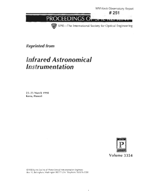 Fillable Online www2 keck hawaii W. M. Keck ObservatoryW. M. Keck