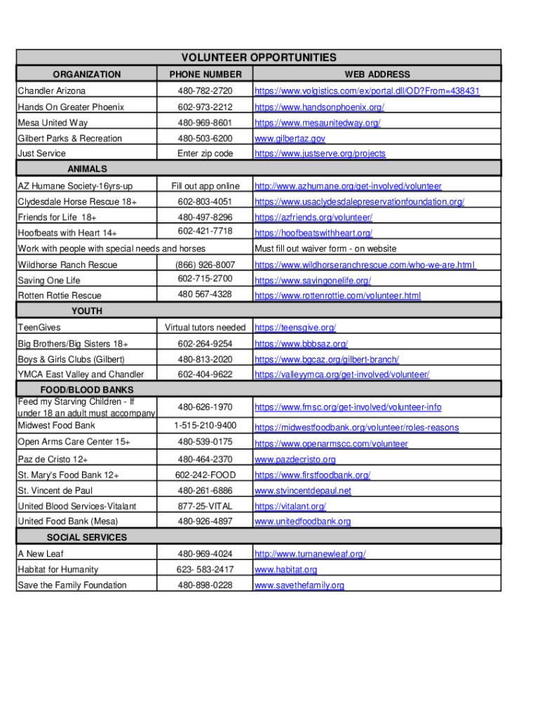 Fillable Online an Arizona State Parks