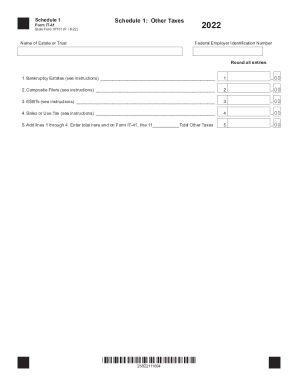 Fillable Online forms in forms.in.govDownloadSchedule 1 Schedule 1 ...