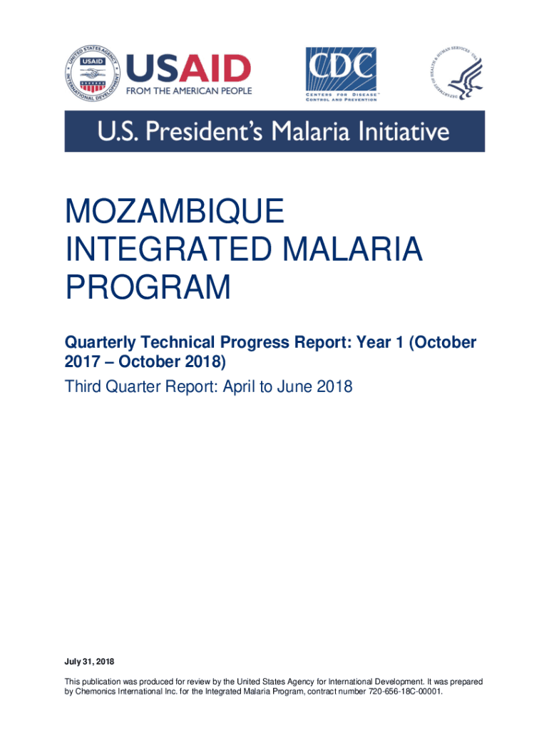 Fillable Online pdf usaid Mozambique Integrated Malaria ProgramFact ...