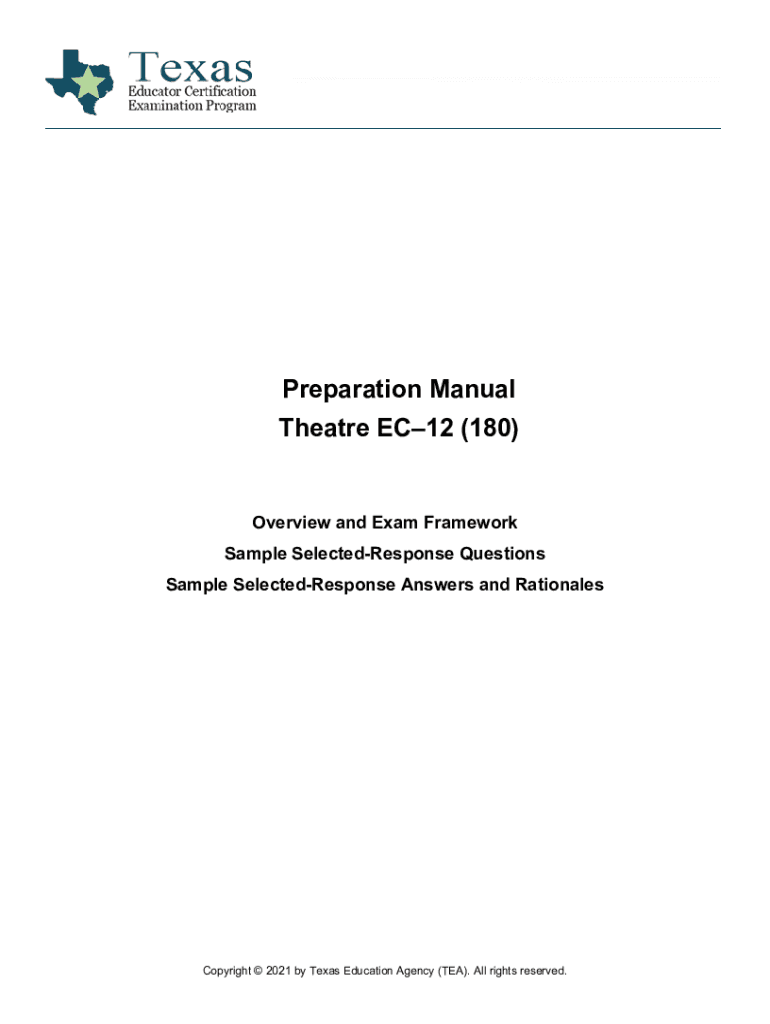 Fillable Online 160 ppr ec 12 prep manual UTEP160 ppr ec 12 prep