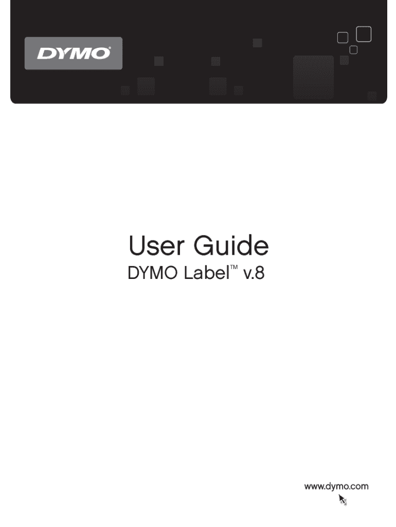 Fillable Online User GuideDYMO Label v.8 software. See the DYMO Label v