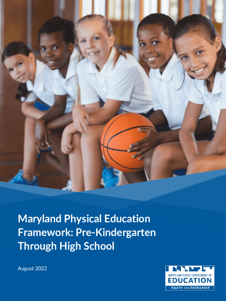 Fillable Online Maryland Physical Education Framework. Physical