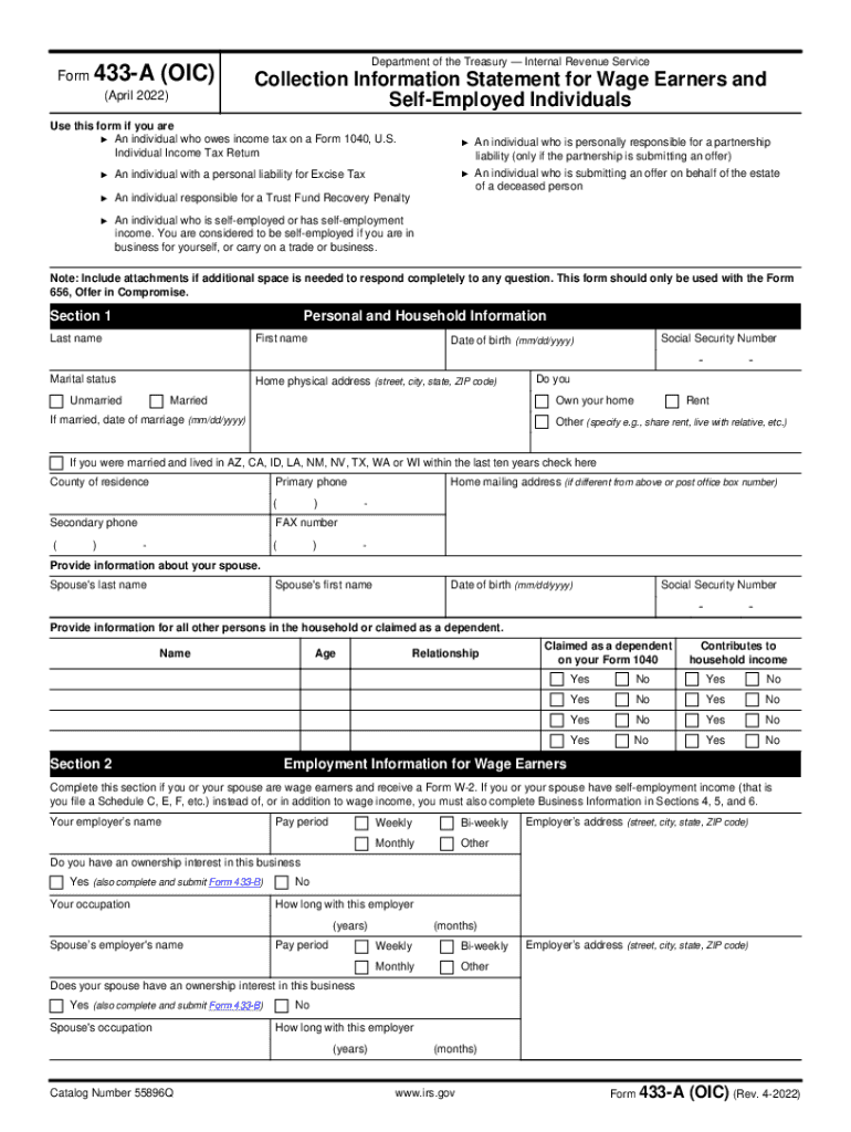 2022 Form IRS 656-B Fill Online, Printable, Fillable, Blank