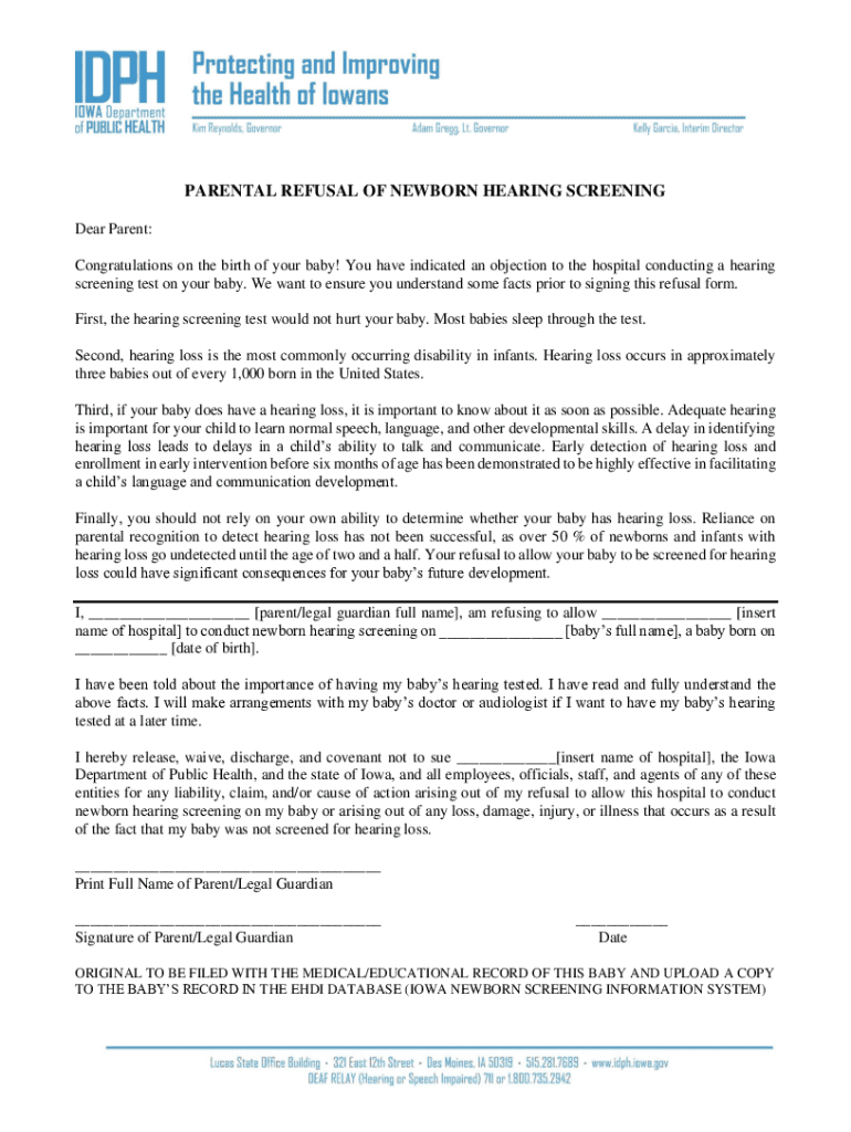 Fillable Online Access to Original Birth Certificate Iowa Department