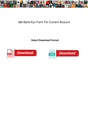 IDBI Bank KYC Form - BankForms.OrgVideo KYC - IDBI BankIdbi Kyc Form - Fill and Sign Printable Template OnlineUS Legal FormsPersonal &amp;amp; Corporate BankingMSME &amp;amp; Agri banking - IDBI Bank
