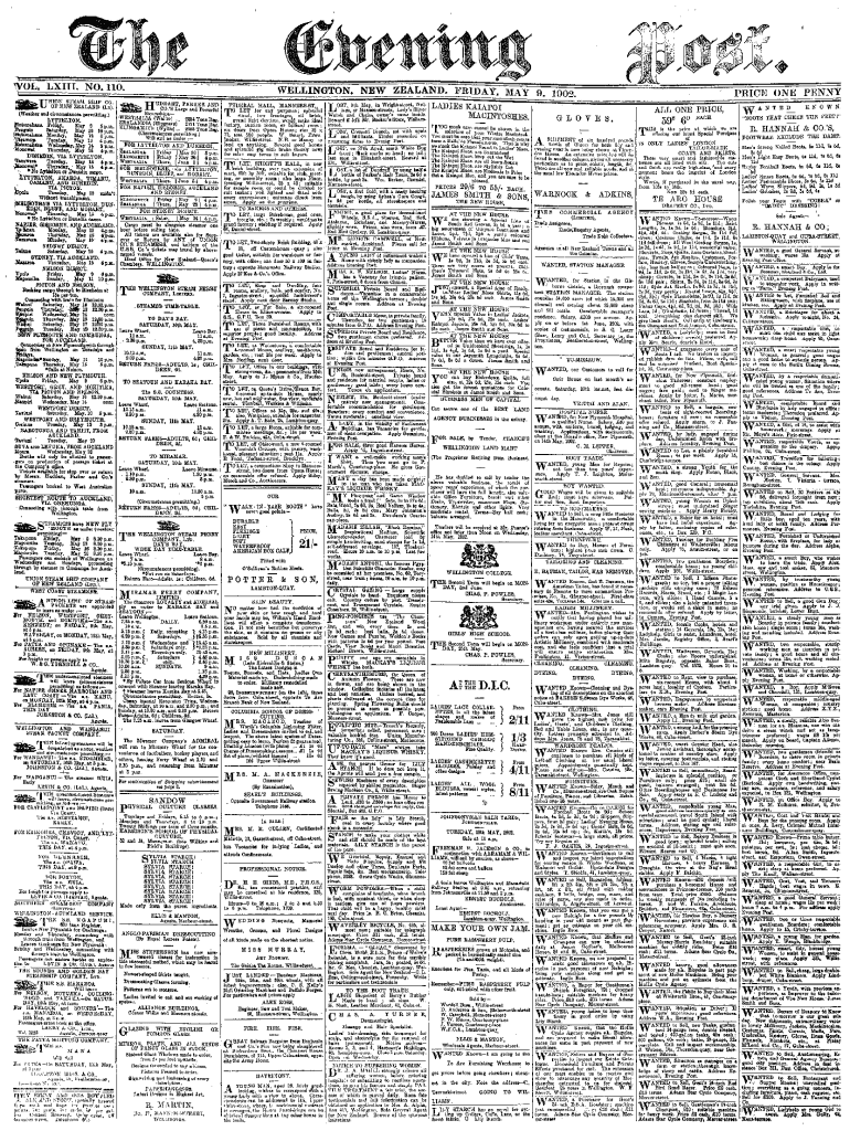 Fillable Online paperspast natlib govt