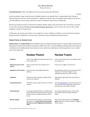 Nuclear Fission and Nuclear Fusion: Definitions, DifferencesWhat is the difference between nuclear fusion and cold fusion?What is the difference between nuclear fusion and cold fusion?Nuclear Fission and Nuclear Fusion: Definitions, Differences