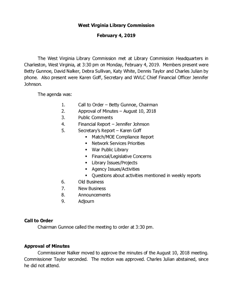 Fillable Online wv State Library Services West