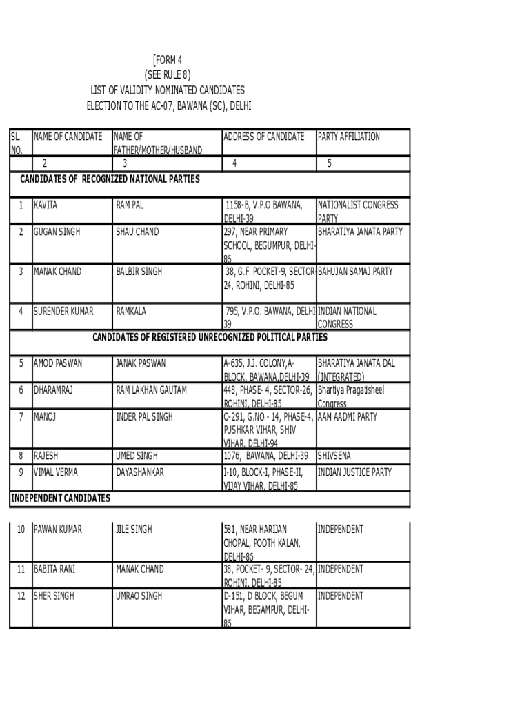 Form preview
