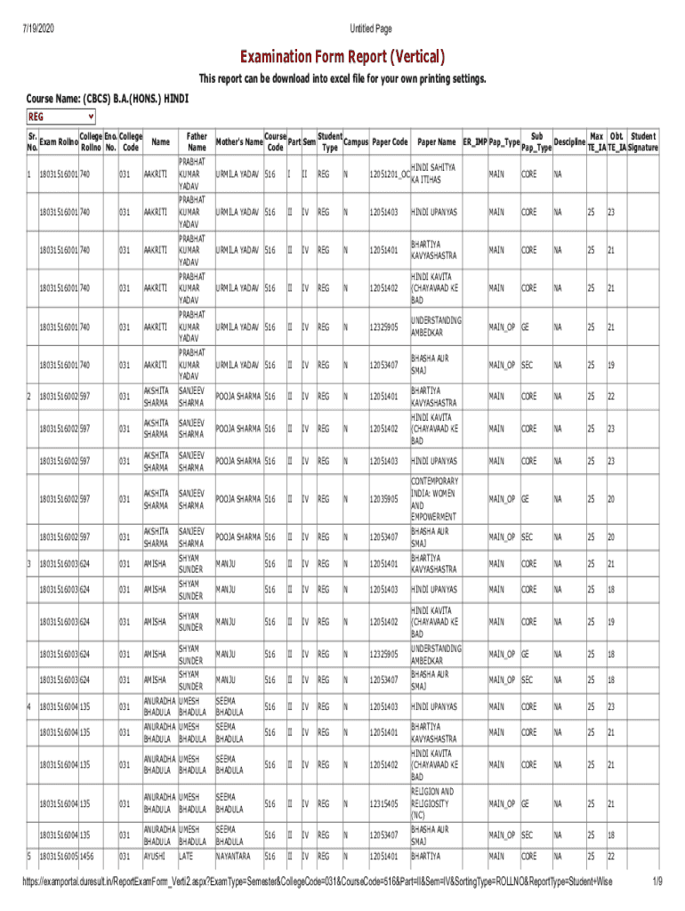 Form preview