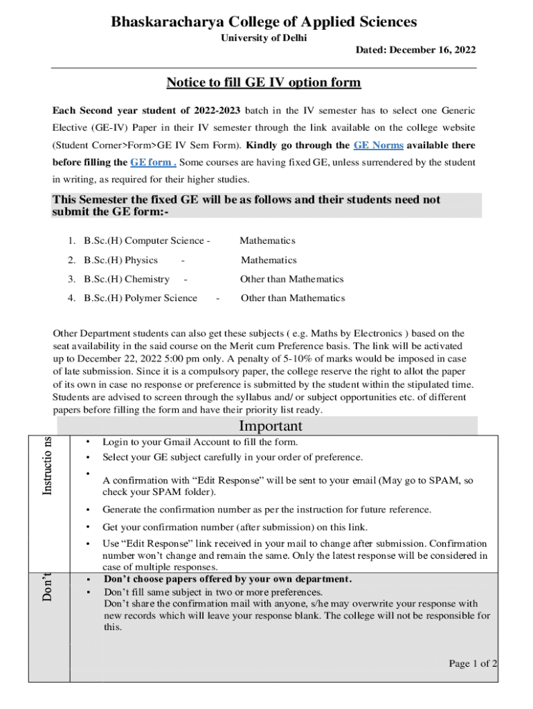 Form preview