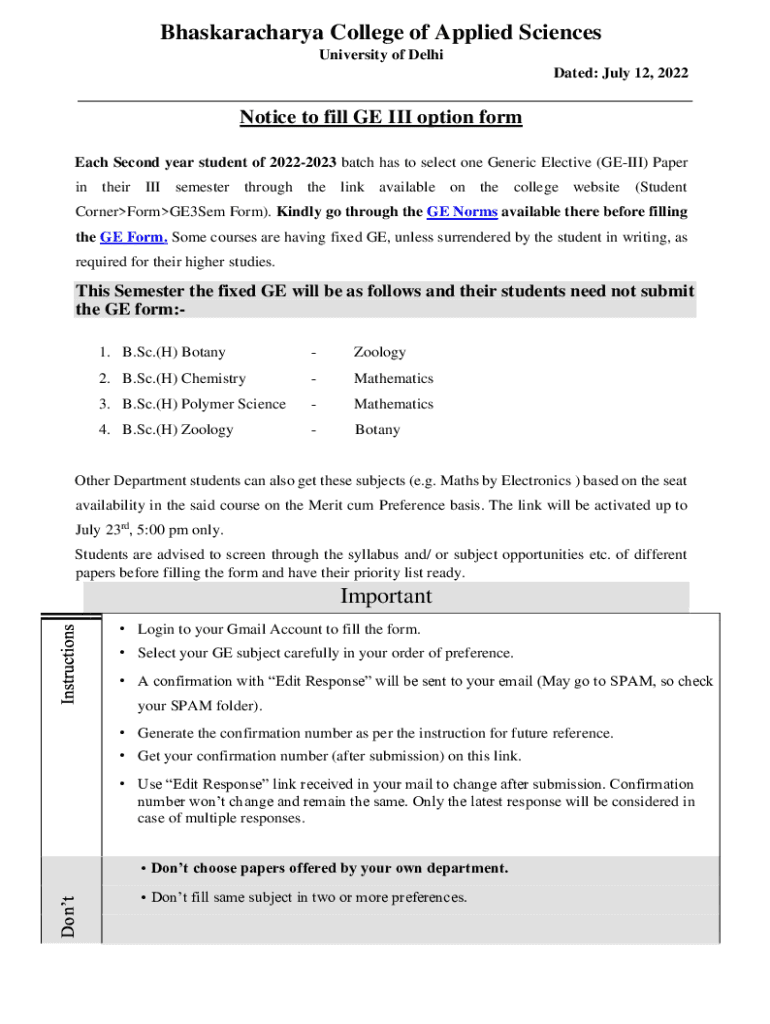 Form preview