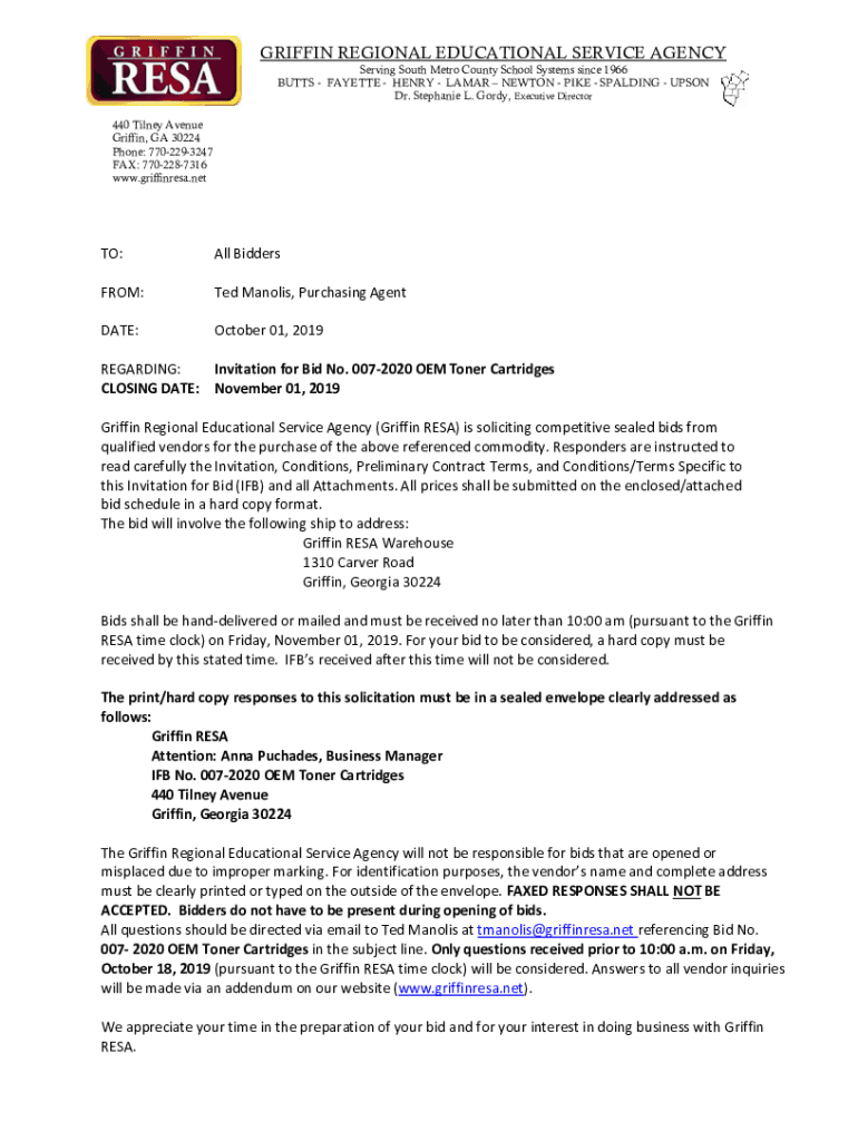 Fillable Online schoolwires.henry.k12.ga.uscmslibGRIFFIN REGIONAL ...