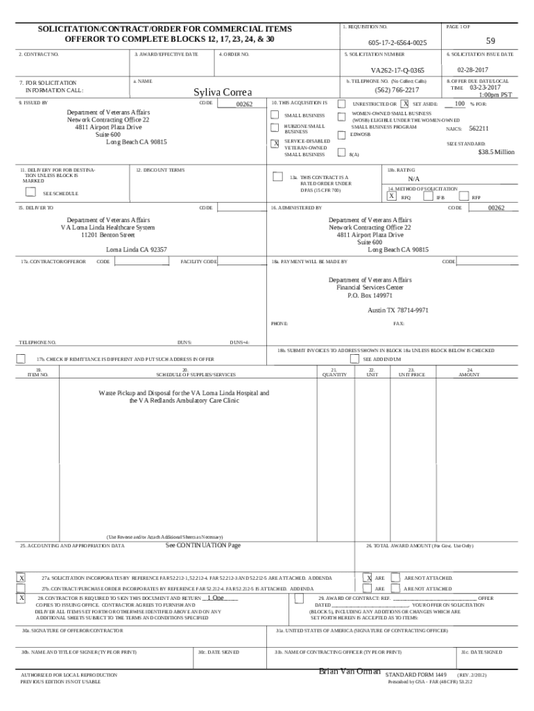 VA National Acquisition Center Contract Catalog Search ToolVA National