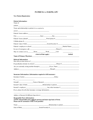 Fillable Online Epic: Registering New and Existing Patients ...