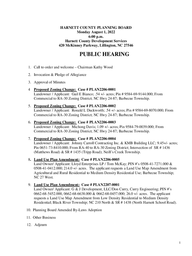 Fillable Online COUNTY PLANNING BOARD County