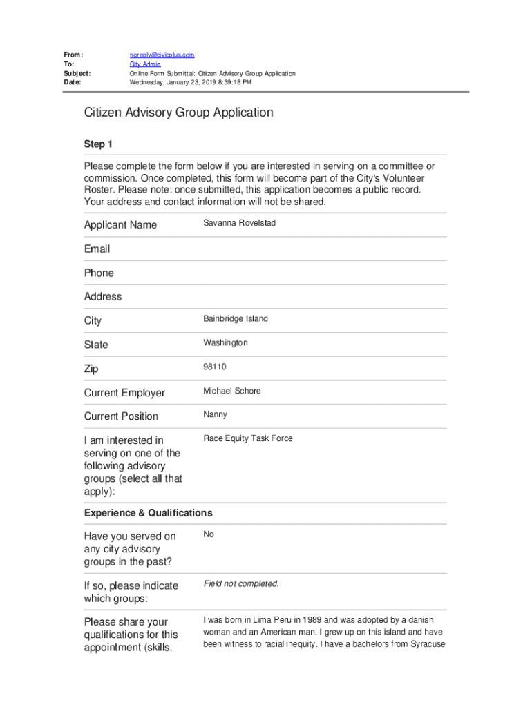 Form preview