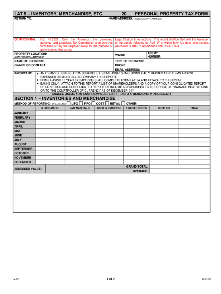 lat 5 instructions Preview on Page 1