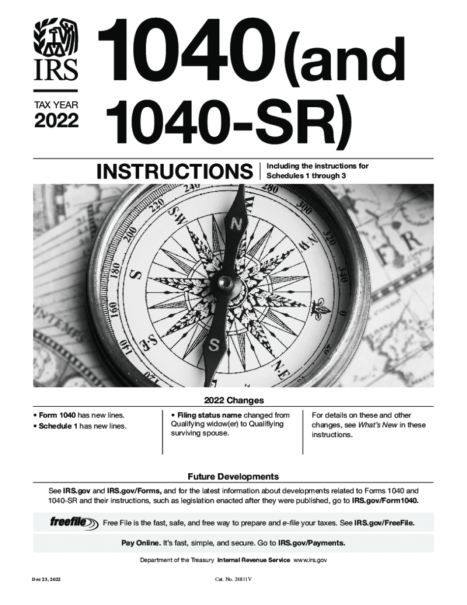 Form Instructions 1040 vs. Form 1040 Schedule H
