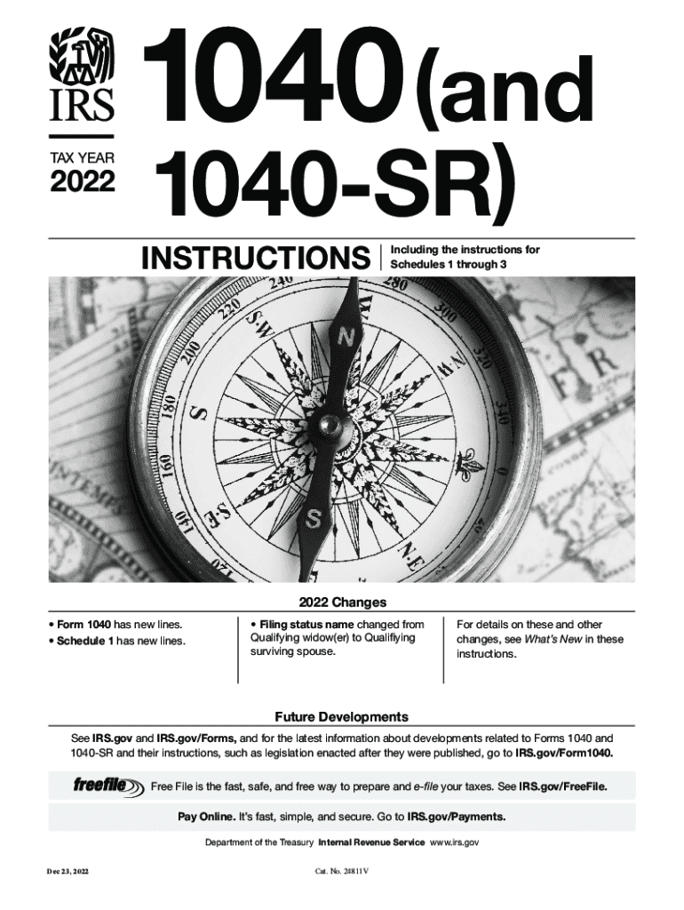 irs 1040 form 2022 Preview on Page 1