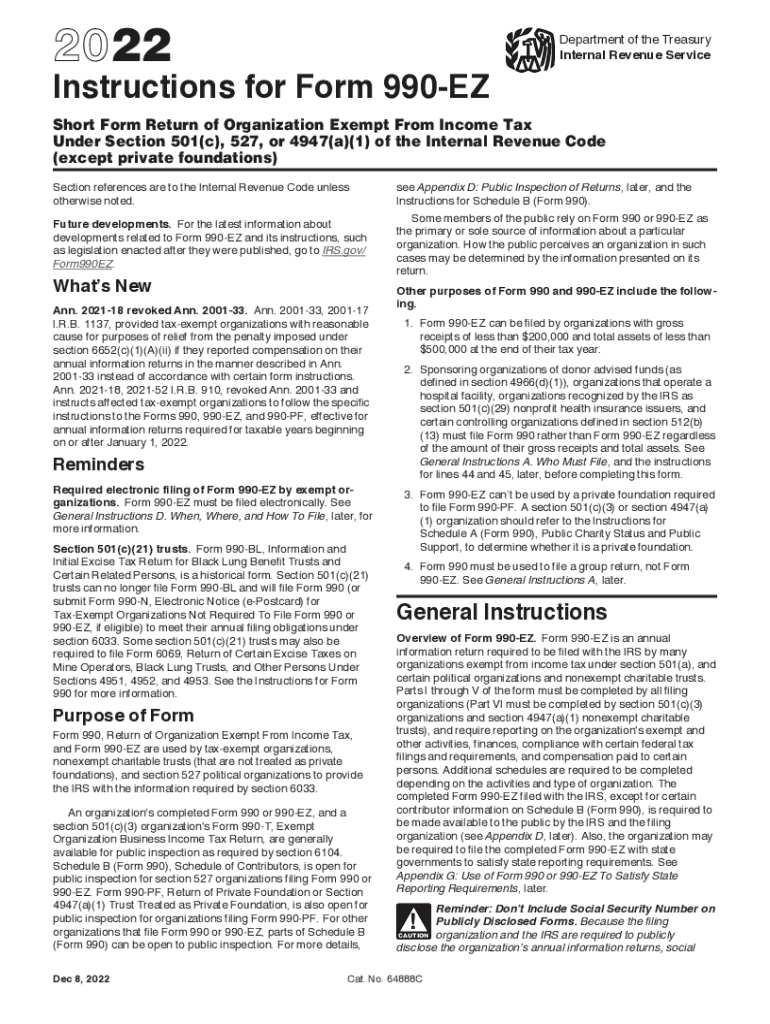 990 Instructions 2022 Fill Out Sign Online DocHub