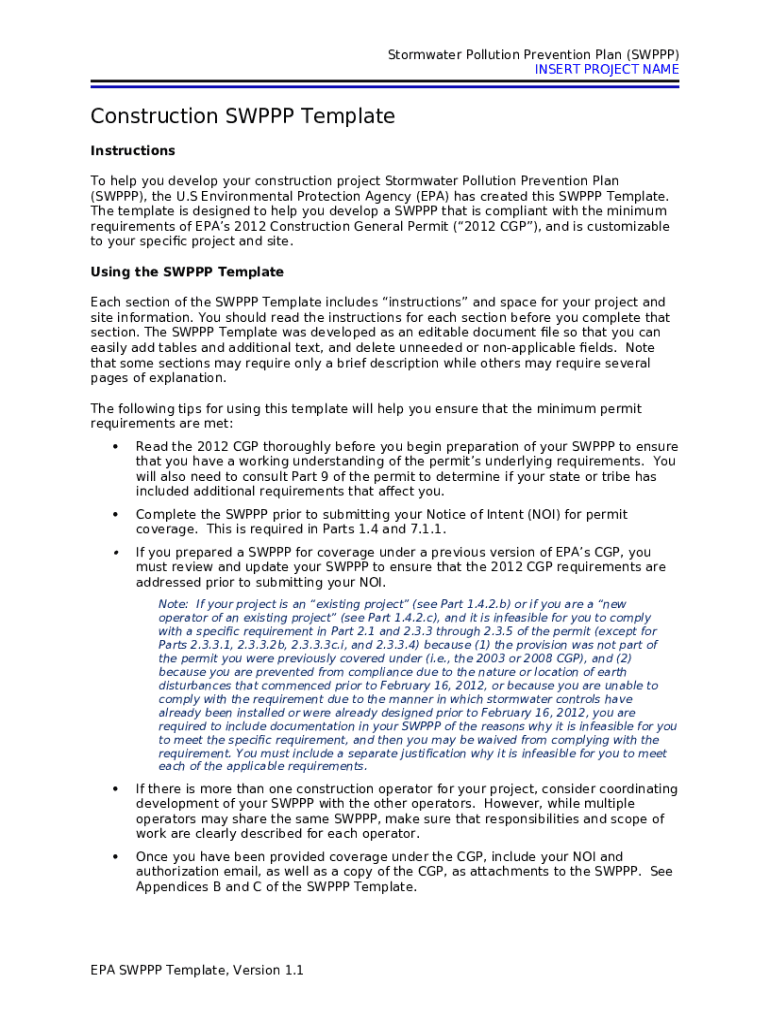 SWPPP: Developing a Stormwater Pollution Prevention Plan - 360training ...