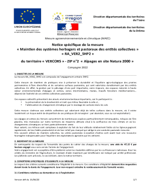 Notice spcifique de la mesure Systme herbagers et ... - Drome