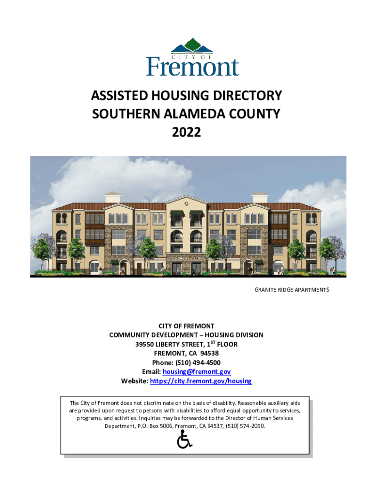 Fillable Online Assistance Alameda County Housing Portal