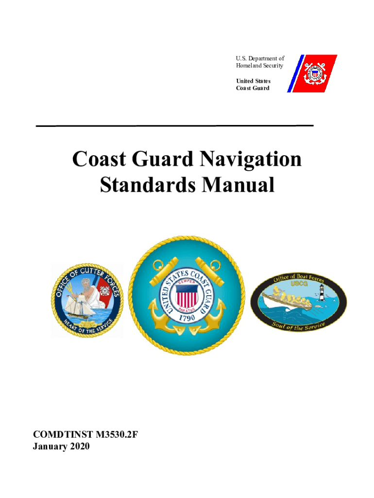 Fillable Online COAST GUARD NAVIGATION STANDARDS MANUAL, COMDTINST ...