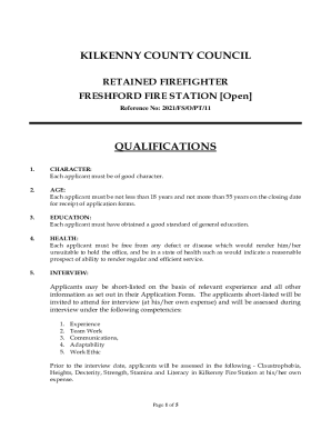 Kilkenny County Council on Twitter: &amp;quot;RETAINED PART-TIME FIREFIGHTER ...