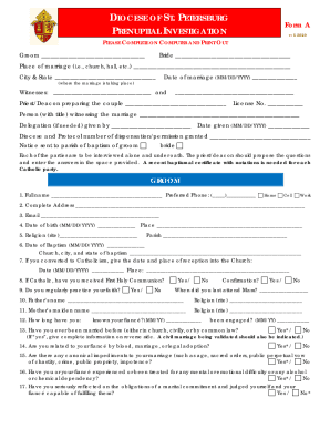 Policies, Forms and Resource Materials - Diocese of Saint Petersburg