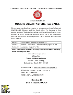 List of modern-coach-factory Tenders - MCF Tenders