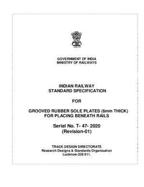rdso.indianrailways.gov.inuploadsfilesINDIAN RAILWAY STANDARD SPECIFICATION FOR RUBBER PADS FOR ...