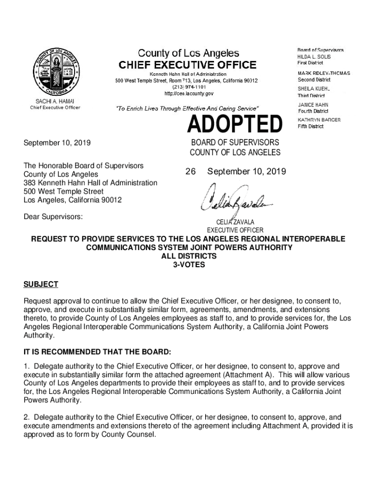 Fillable Online file lacounty file.lacounty.gov SDSInter bosJune 09 ...