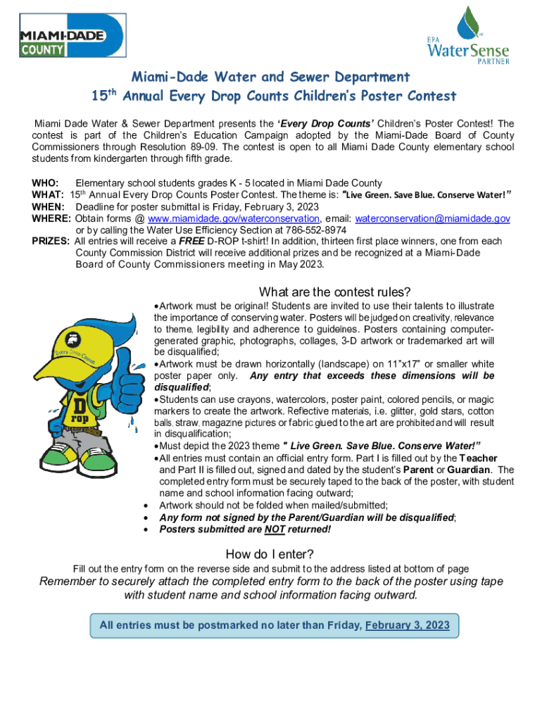 Fillable online miami dade water and sewer department 15th annual every