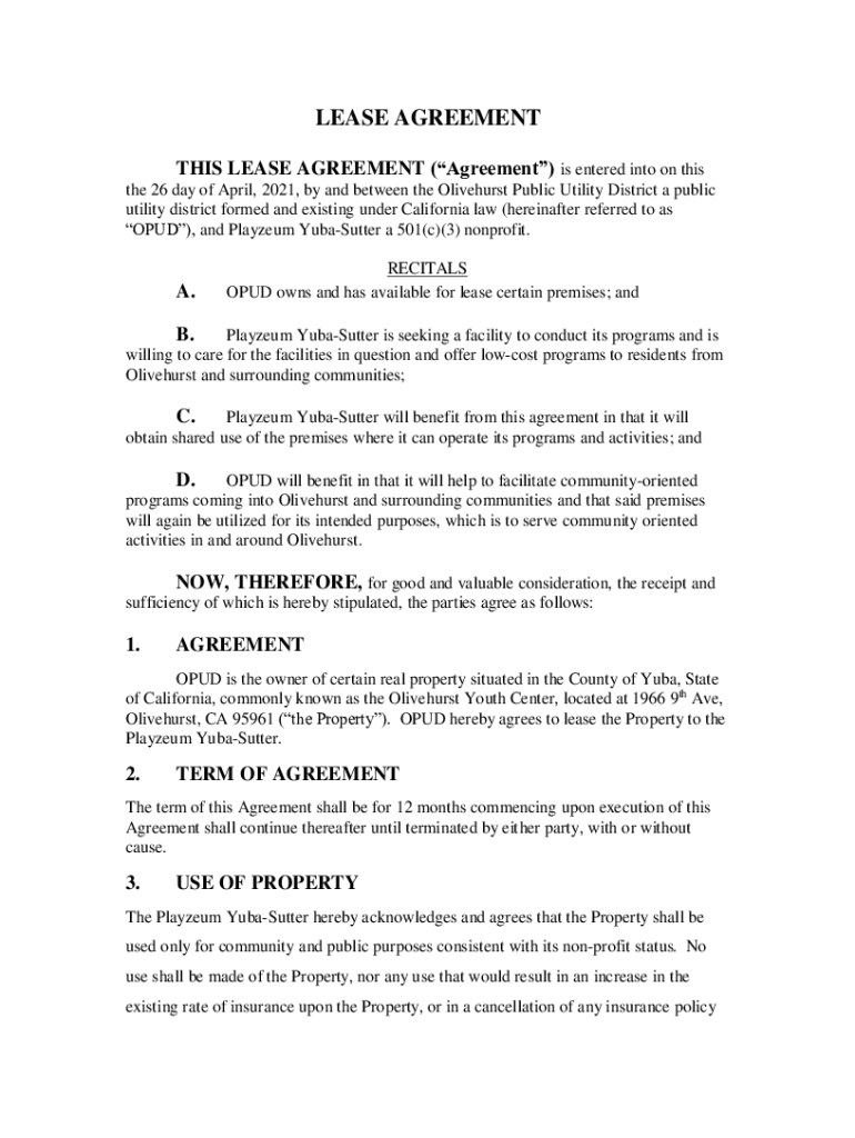 Fillable Online Free Rental / Lease Agreement Templates (13) - Word ...