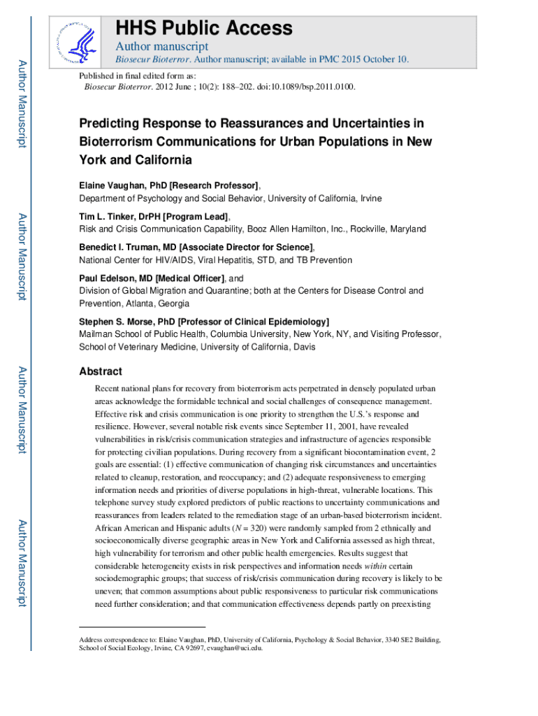 Fillable Online HHS Public Access Author manuscript Lancet. Author