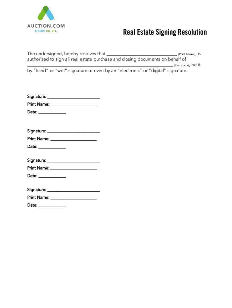 Sample Corporate Resolution for Signing Authority - DiligentSample Corporate Resolution for Signing  Preview on Page 1
