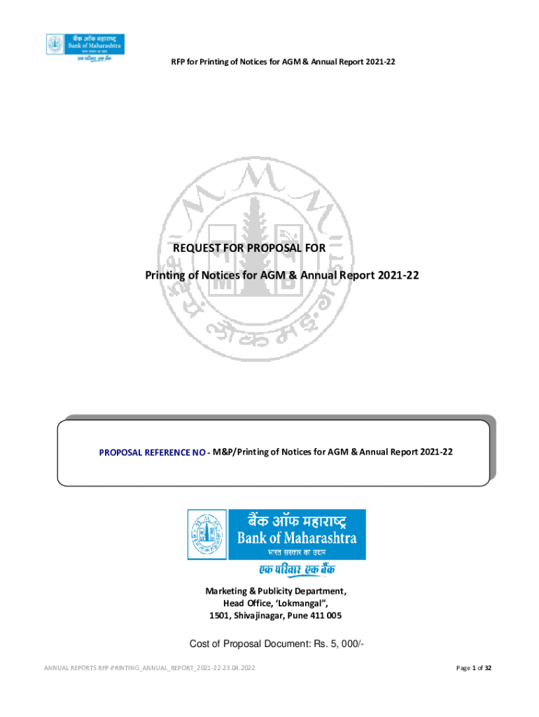 Fillable Online REQUEST FOR PROPOSAL (RFP) FOR DESIGNING, FORMATTING