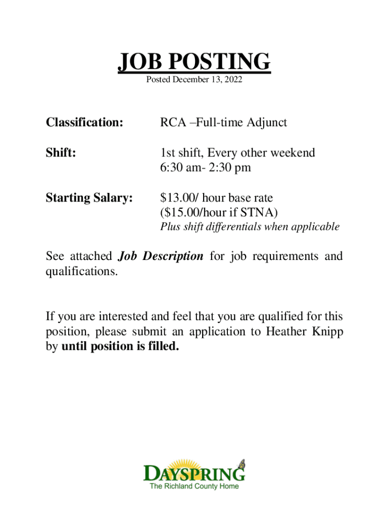 Fillable Online 12 Hour Shifts 3 Days A Week jobs Indeed Fax Email