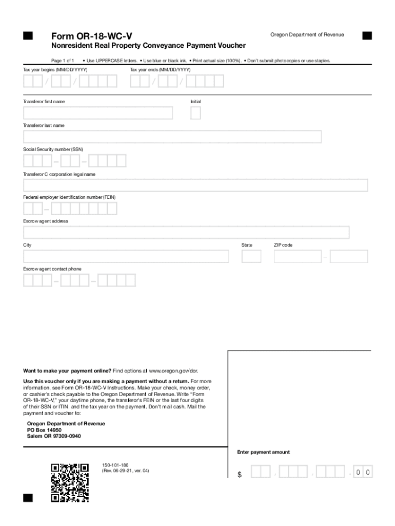 Oregon Form OR-WRAnnual Withholding Tax ... Preview on Page 1.