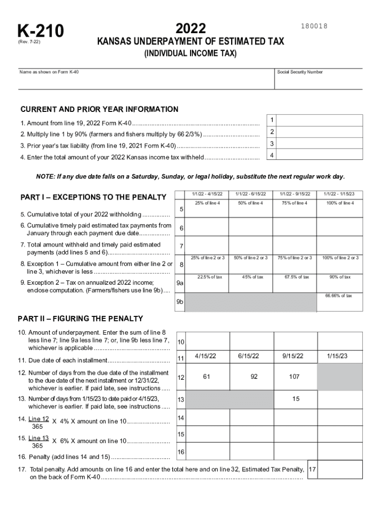 schedule k 210 Preview on Page 1