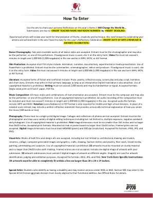 How To Enter - - NYS PTA