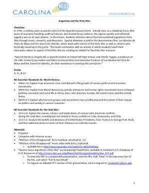 Argentina)and)the)Dirty)War) Overview - Database of K