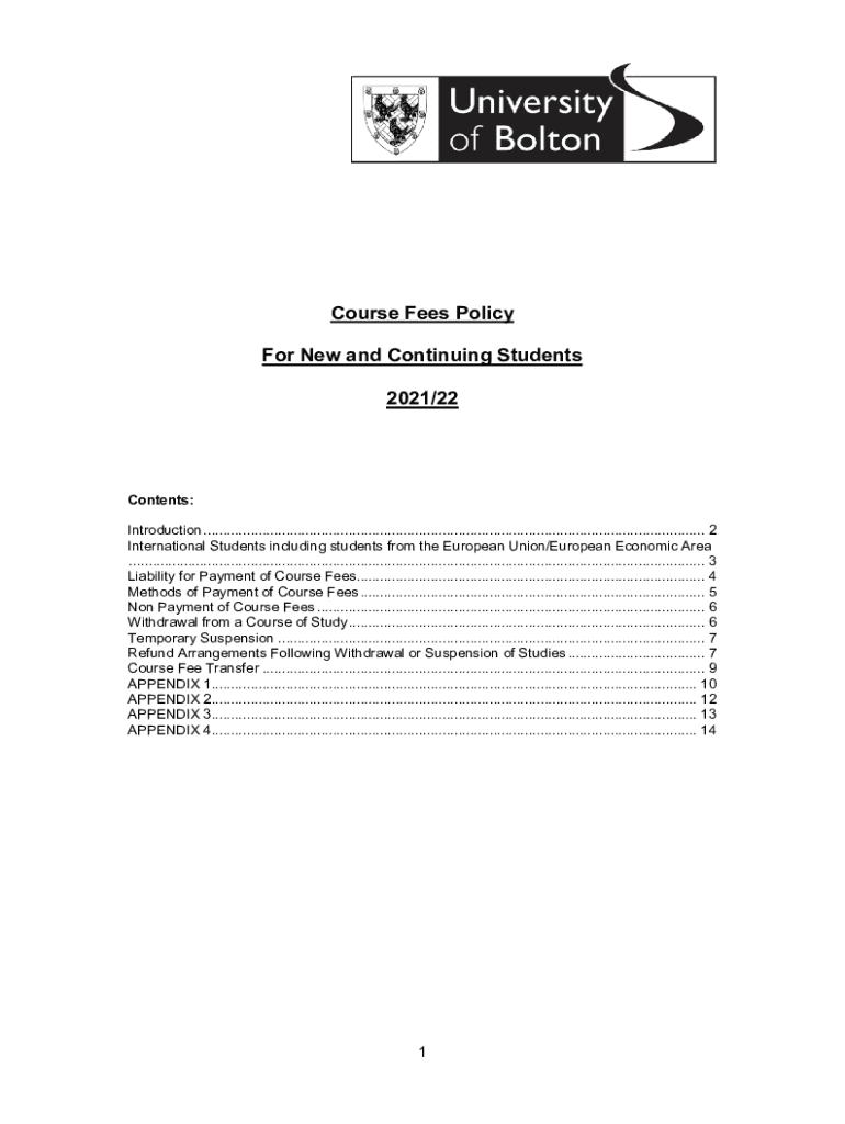 Fillable Online Tuition fees at European universitiesEuropean Education ...